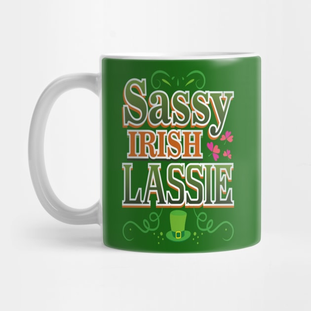 Sassy Irish Lassie Patricks Day Celebration by creative